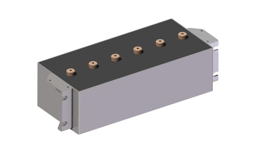 square shell film capacitor